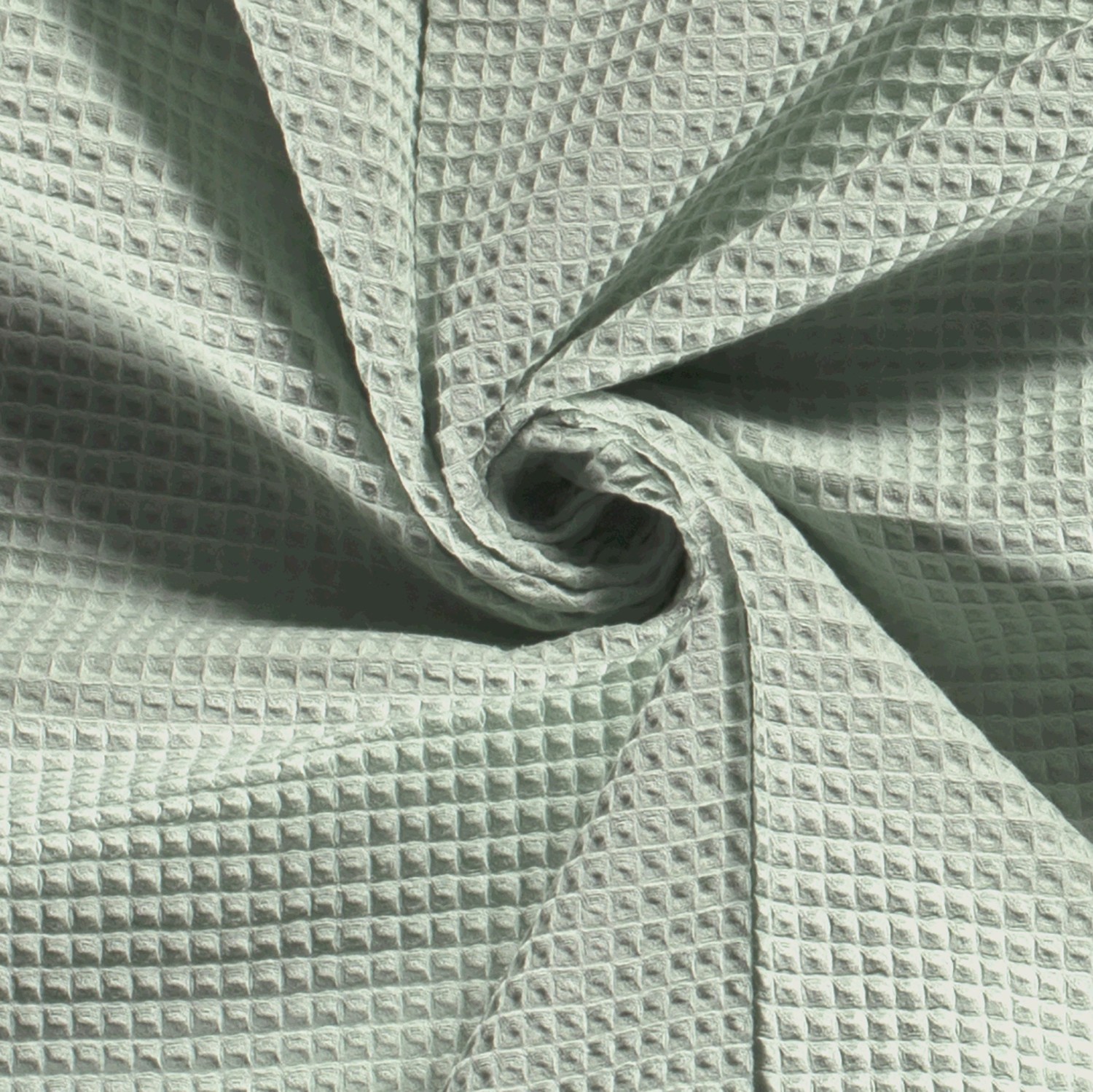 Algodón waffle · verde
