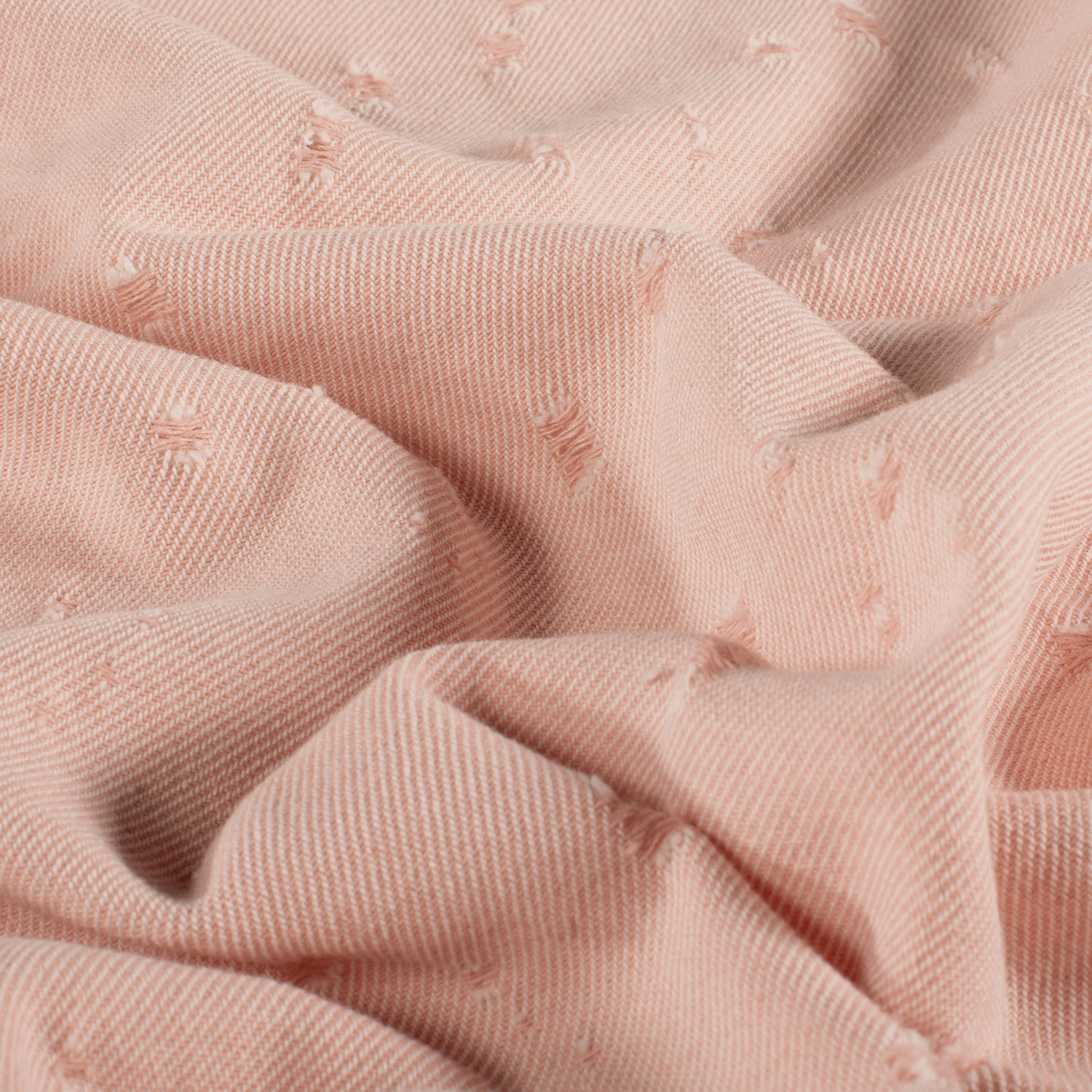 Denim algodón/poliéster teñido · rosa