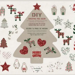 Panel Decoraciones árbol navideño