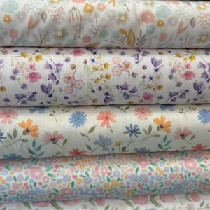 Popelín floral
